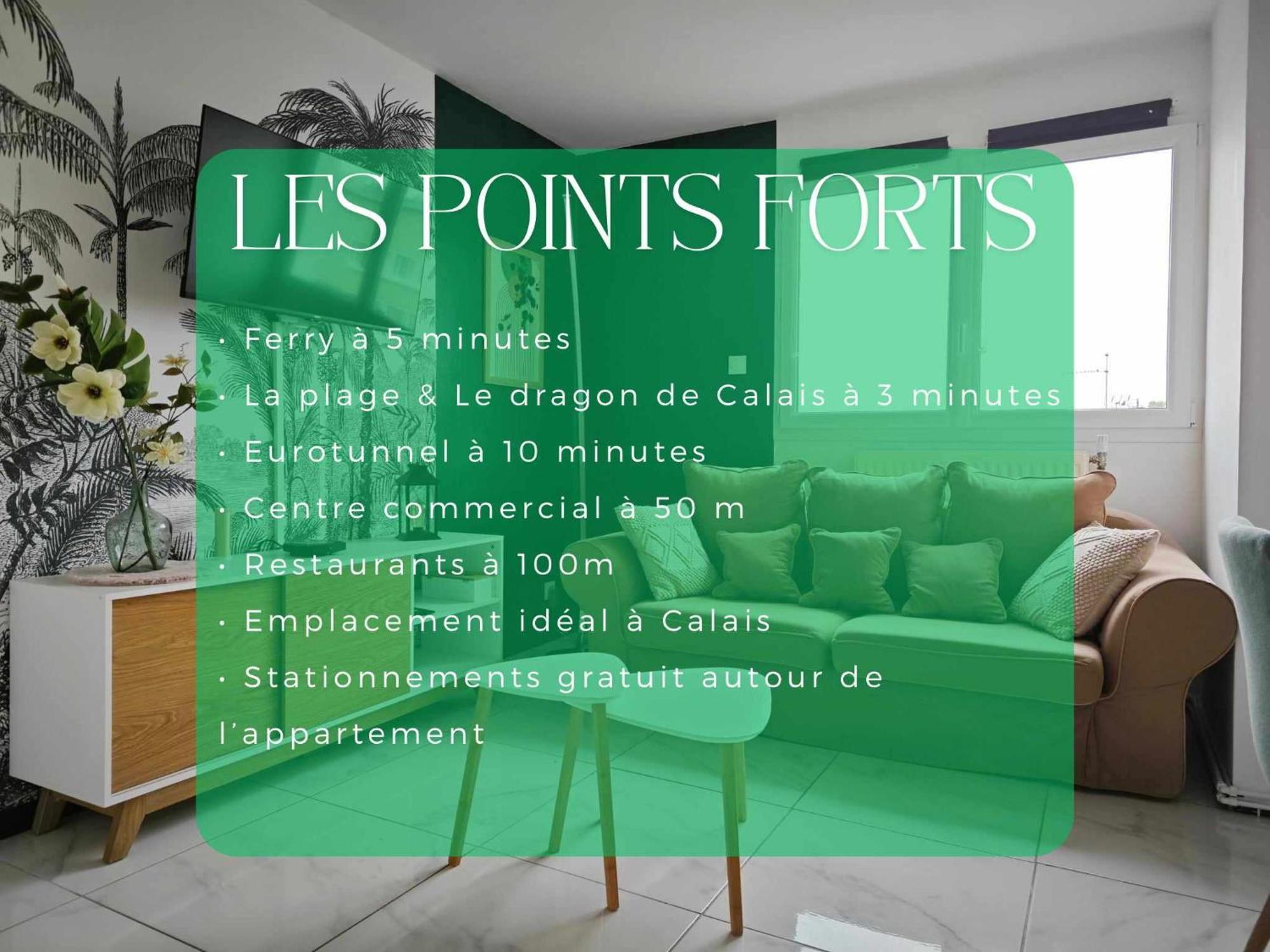 Calais Plage-Gare Appartement Elegant Tout Equipe Luaran gambar